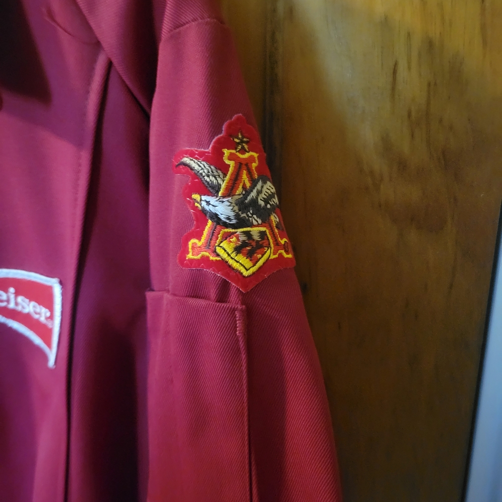 Budweiser Maroon Zip-Up Jacket - Picture 3 of 3